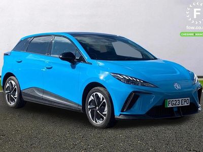 Used MG MG4 EV Trophy 150 kW (204 HP) 2023 Blue Hatchback