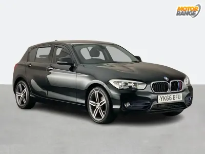 Used BMW 116 Sport Line 116 HP (85 kW) 2016 Black Hatchback