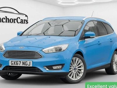 Used Ford Focus Titanium X 182 HP (133 kW) 2017 Blue Estate