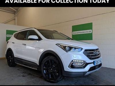 White Used 2017 Hyundai Santa Fe Edition SUV | £16,425 (A bit pricey)