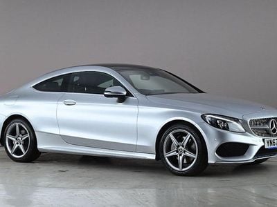 Used Mercedes C200 AMG Line Premium Plus 184 HP (135 kW) 2017 Silver Coupe
