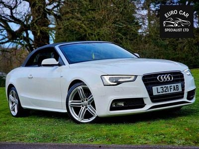 Used Audi A5 Cabriolet S-Line 2013 White Cabriolet