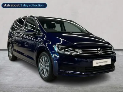New VW Touran Match 150 HP (110 kW) 2025 Blue MPV