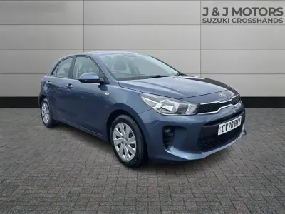 Used Kia Rio 84 HP (61 kW) 2020 Blue Hatchback