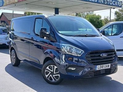 Begagnad Ford Transit Custom Trend 130 HK (95 kW) 2018 Blå Van