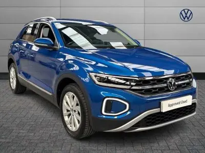 Used VW T-Roc Style 110 HP (80 kW) 2023 Blue SUV