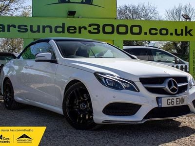 Used Mercedes E350 AMG line 258 HP (189 kW) 2015 White Cabriolet