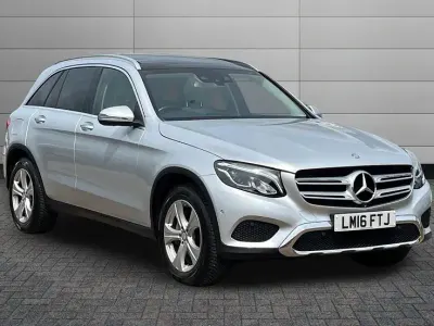 Used Mercedes GLC250 Premium 204 HP (150 kW) 2016 Iridium silver SUV
