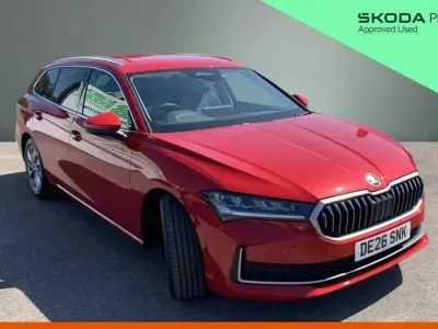Used Skoda Superb SE Technology 150 HP (110 kW) 2026 Red Estate