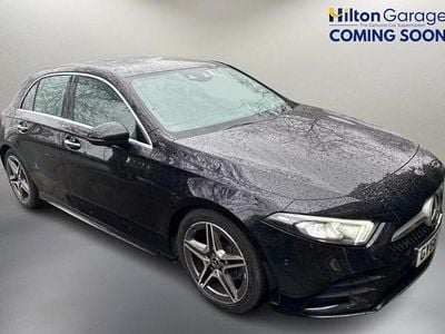 Used Mercedes A200 AMG line 163 HP (119 kW) 2018 Black Hatchback