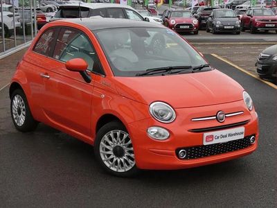 Orange Used 2022 Fiat 500 Dolcevita Hatchback | £10,298 (Fair price)