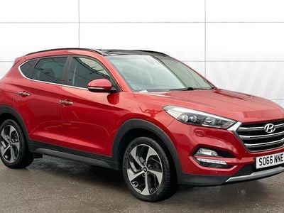 Red Used 2016 Hyundai Tucson Premium SE SUV | £10,174 (Fair price)