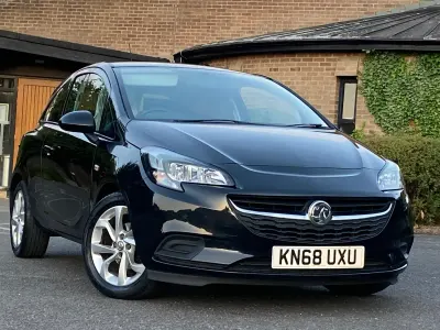 Used Vauxhall Corsa Sport 75 HP (55 kW) 2018 Black Hatchback