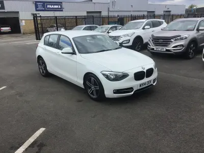 Used BMW 116 Sport Line 2014 White Hatchback