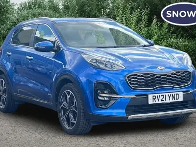 Used Kia Sportage GT-Line 177 HP (130 kW) 2021 Blue SUV