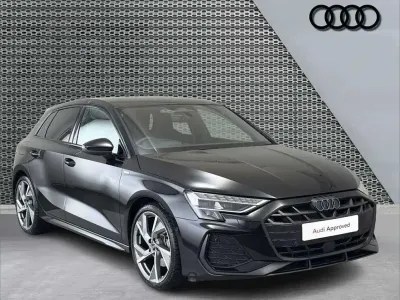 Used Audi A3 Black Edition 147 HP (108 kW) 2025 Black Hatchback