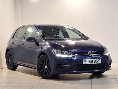 Used VW Golf VII R-line 150 HP (110 kW) 2019 Blue Hatchback