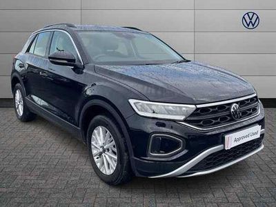 Black Used 2023 VW T-Roc Life SUV | £18,129 (Fair price)