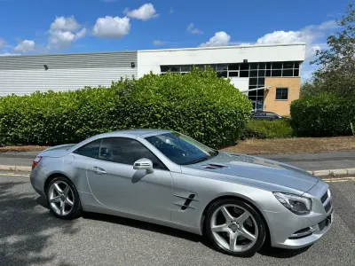 Used Mercedes SL500 435 HP (319 kW) 2013 Iridium silver metallic Cabriolet