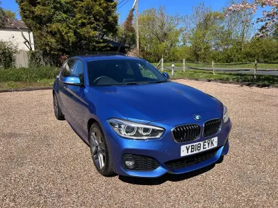Used BMW 118 M Sport 2018 Blue Hatchback