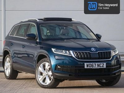 Blue Used 2017 Skoda Kodiaq SUV | £17,980 (Fair price)