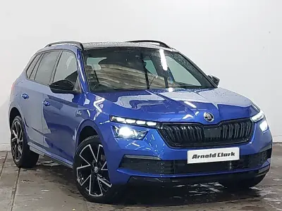 Used Skoda Kamiq Monte Carlo 150 HP (110 kW) 2023 Blue SUV