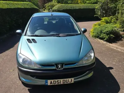 Used Peugeot 206 75 HP (55 kW) 2001 Green Hatchback