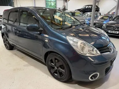 Used Nissan Note N-TEC 90 HP (66 kW) 2012 Blue Hatchback