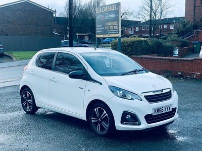 White Used 2016 Peugeot 108 GT-line Hatchback | £3,500