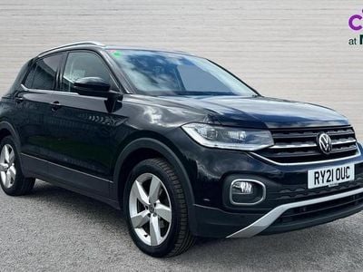 Used VW T-Cross SEL 110 HP (80 kW) 2021 Black SUV