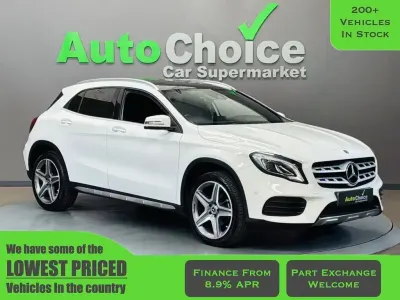 Käytetty Mercedes GLA200 AMG line 156 HP (114 kW) 2018 Valkoinen Katumaasturi