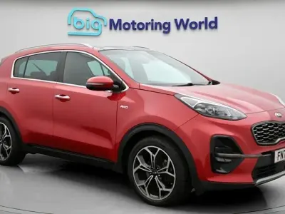 Used Kia Sportage GT-Line S 136 HP (100 kW) 2021 Red SUV