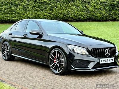 Black Used 2017 Mercedes C220 AMG line Sedan | £11,750 (A bit pricey)