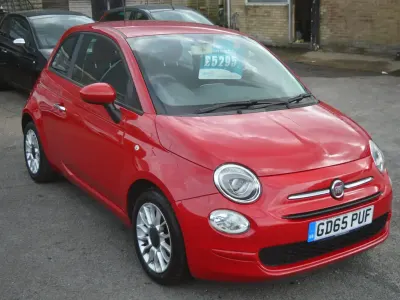 Used Fiat 500 Pop Star 69 HP (50 kW) 2015 Red Hatchback