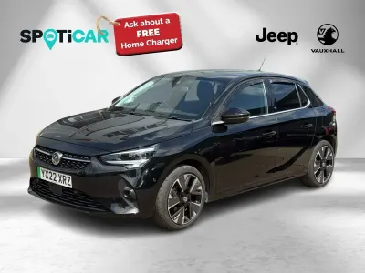 Used Vauxhall Corsa-e Elite 100 kW (136 HP) 2022 Black Hatchback