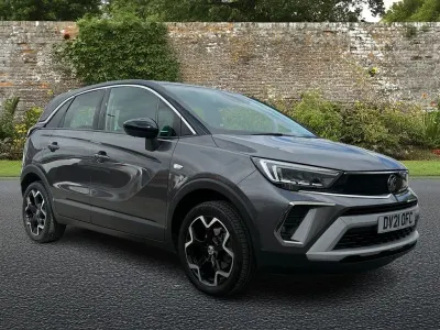 Used Vauxhall Crossland Elite 110 HP (80 kW) 2021 Grey SUV