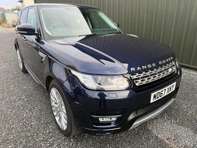 Blue Used 2017 Land Rover Range Rover Sport HSE SUV | £21,950 (Fair price)