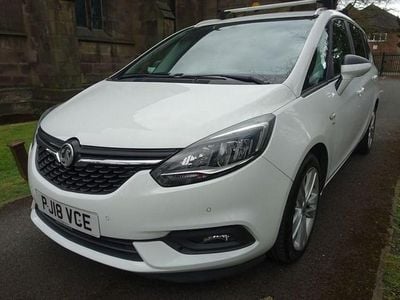 Used Vauxhall Zafira SRi 140 HP (102 kW) 2018 White MPV