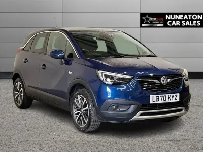 Used Vauxhall Crossland X Elite 130 HP (95 kW) 2020 Blue SUV