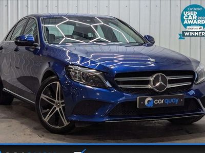 Begagnad Mercedes C200 198 HK (145 kW) 2019 Blå Sedan