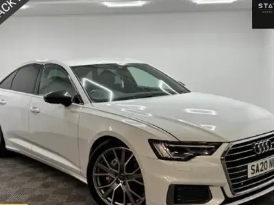 Used Audi A6 Black Edition 204 HP (150 kW) 2020 White Sedan