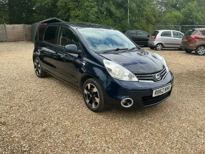 Used Nissan Note N-TEC 86 HP (63 kW) 2012 Blue Hatchback