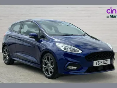 Used Ford Fiesta ST-Line 100 HP (73 kW) 2018 Blue Hatchback