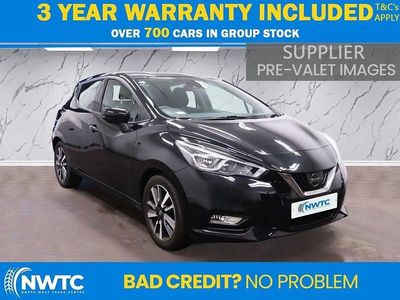 Used Nissan Micra Acenta 71 HP (52 kW) 2017 Black Hatchback