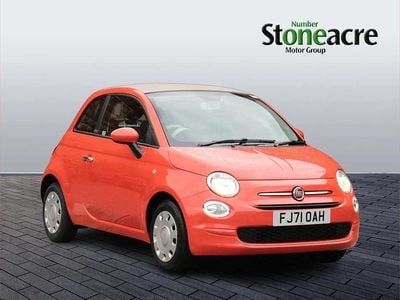 Used Fiat 500C Pop 70 HP (51 kW) 2021 Orange Cabriolet