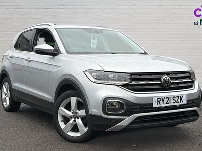 Silver Used 2021 VW T-Cross SEL SUV | £15,343 (Fair price)