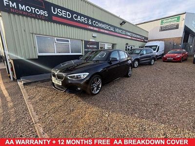 Used BMW 118 M Sport 150 HP (110 kW) 2017 Black Hatchback