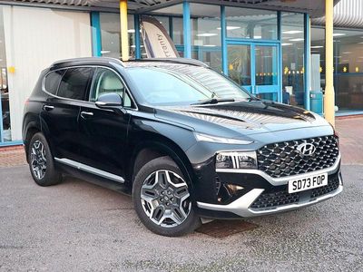 Abyss black Used 2023 Hyundai Santa Fe Ultimate SUV | £32,989 (Fair price)