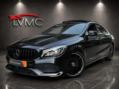 Used Mercedes CLA200 AMG line 156 HP (114 kW) 2019 Black Coupe