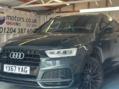Used Audi Q3 Black Edition 150 HP (110 kW) 2017 Green SUV